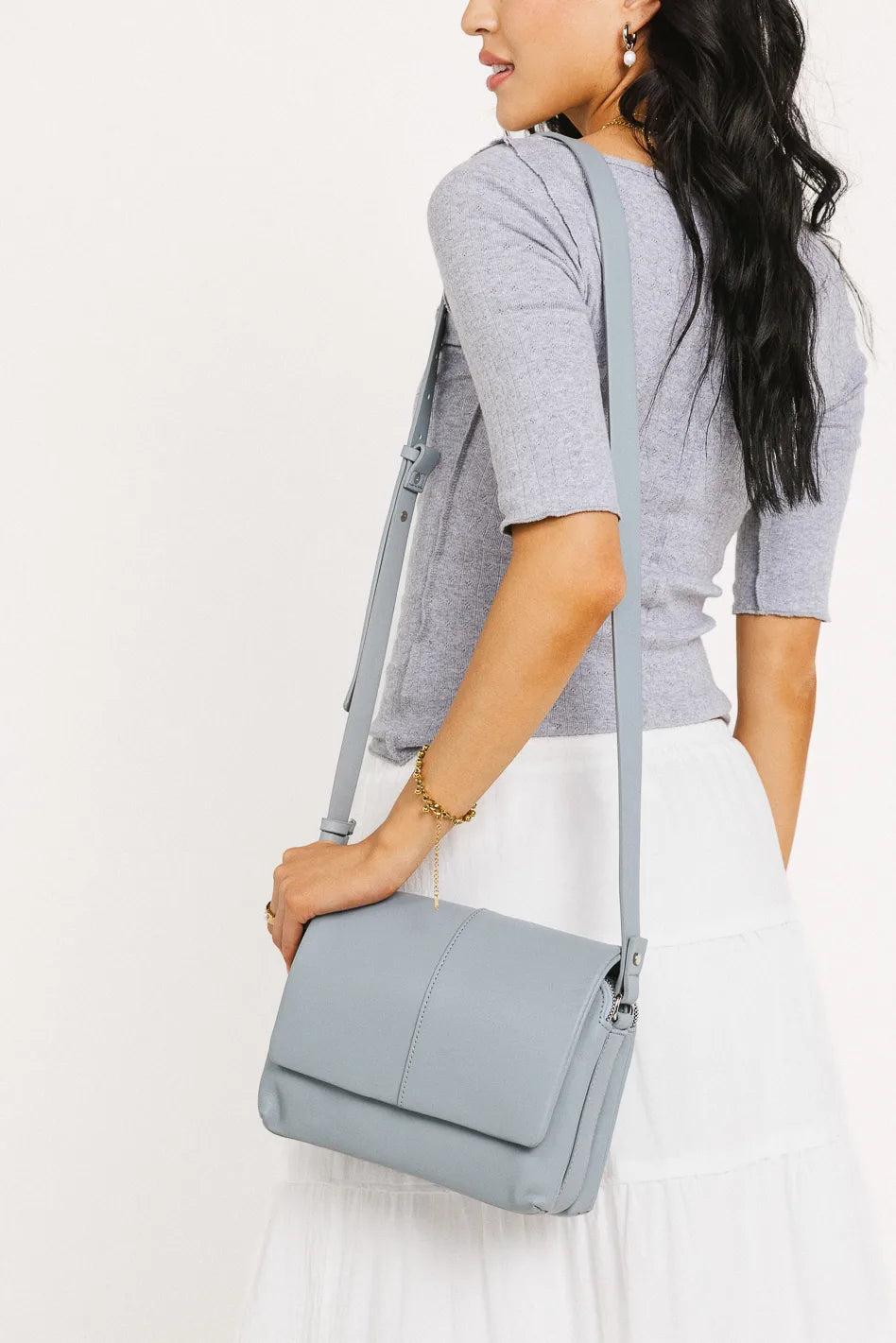 Larkin Crossbody Bag in Blue FINAL SALE