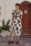 Arian Floral Midi Dress FINAL SALE