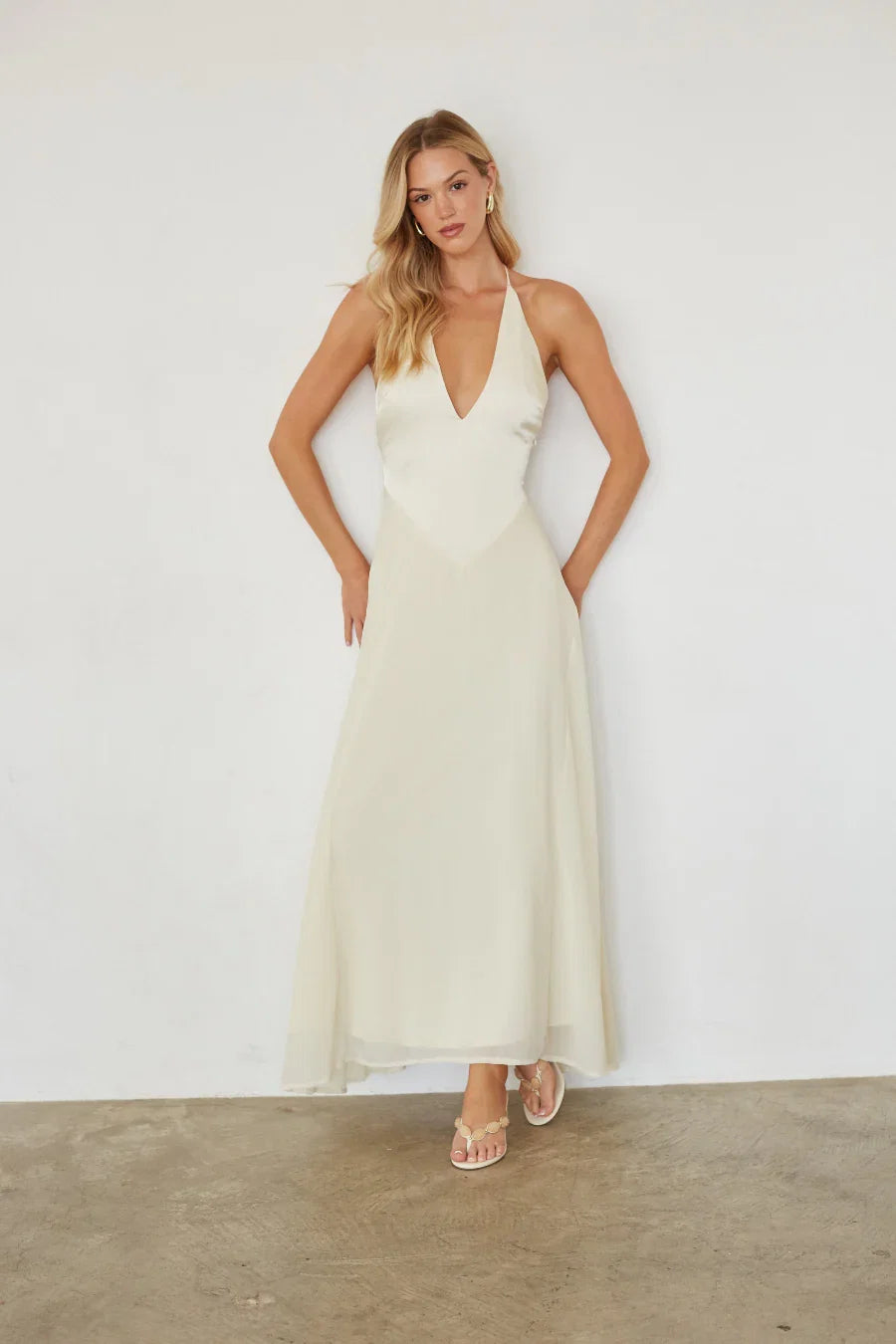 Renata Contrast Maxi Dress