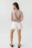 Nicole Striped Knit Sweater