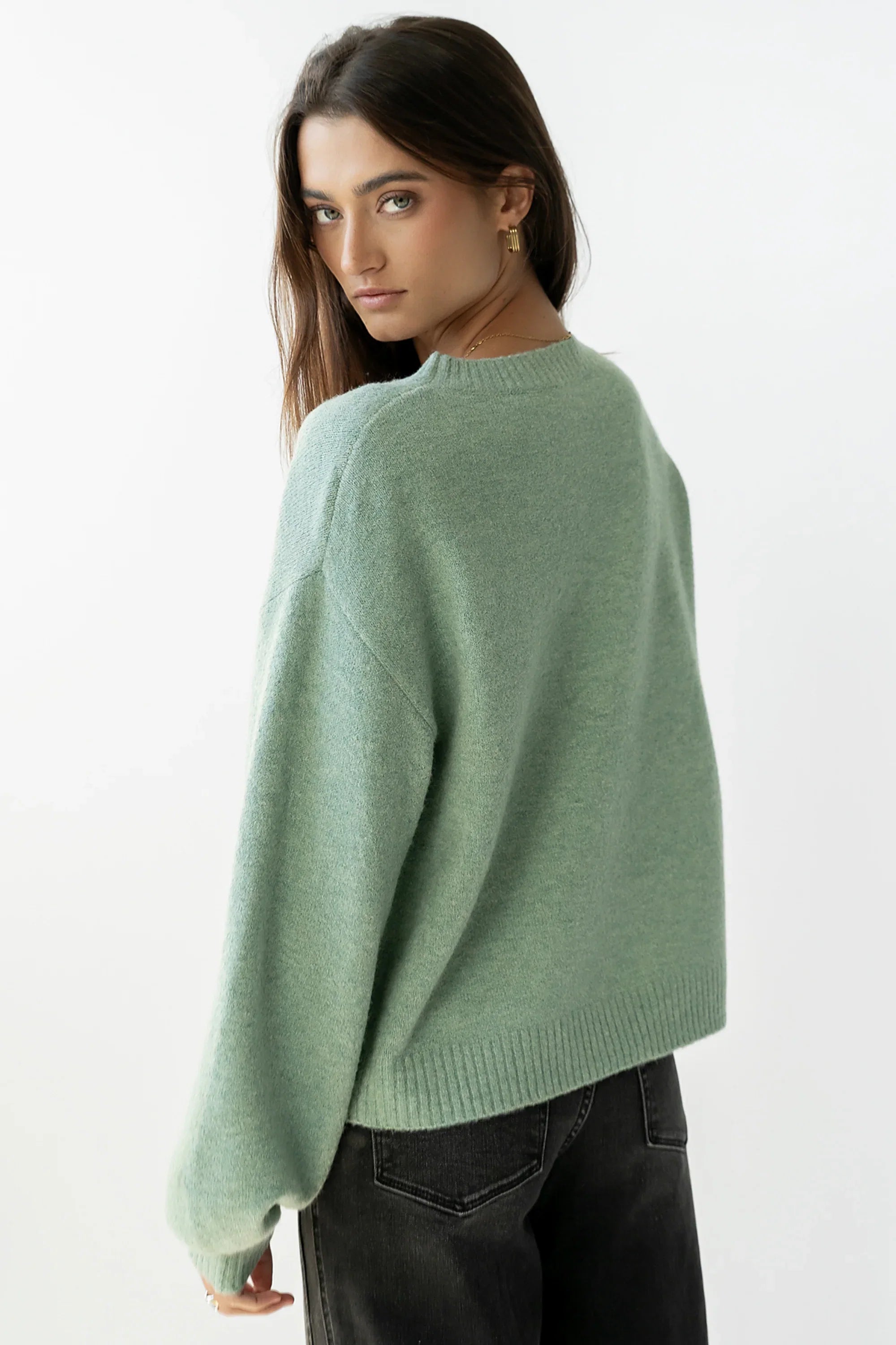 Josey Oversized Sweater in Light Blue FINAL SALE