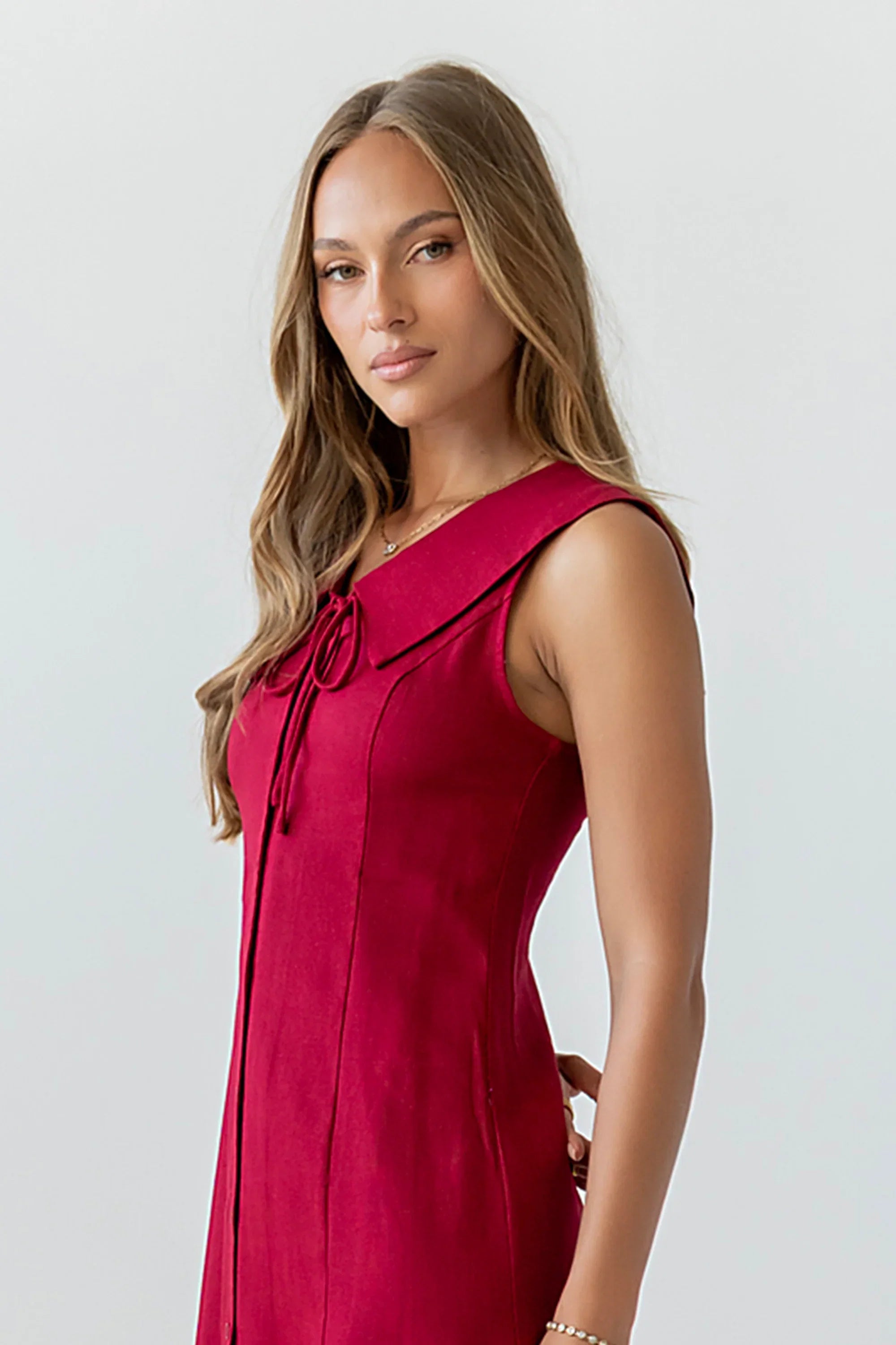 Danika Button Down Maxi Dress