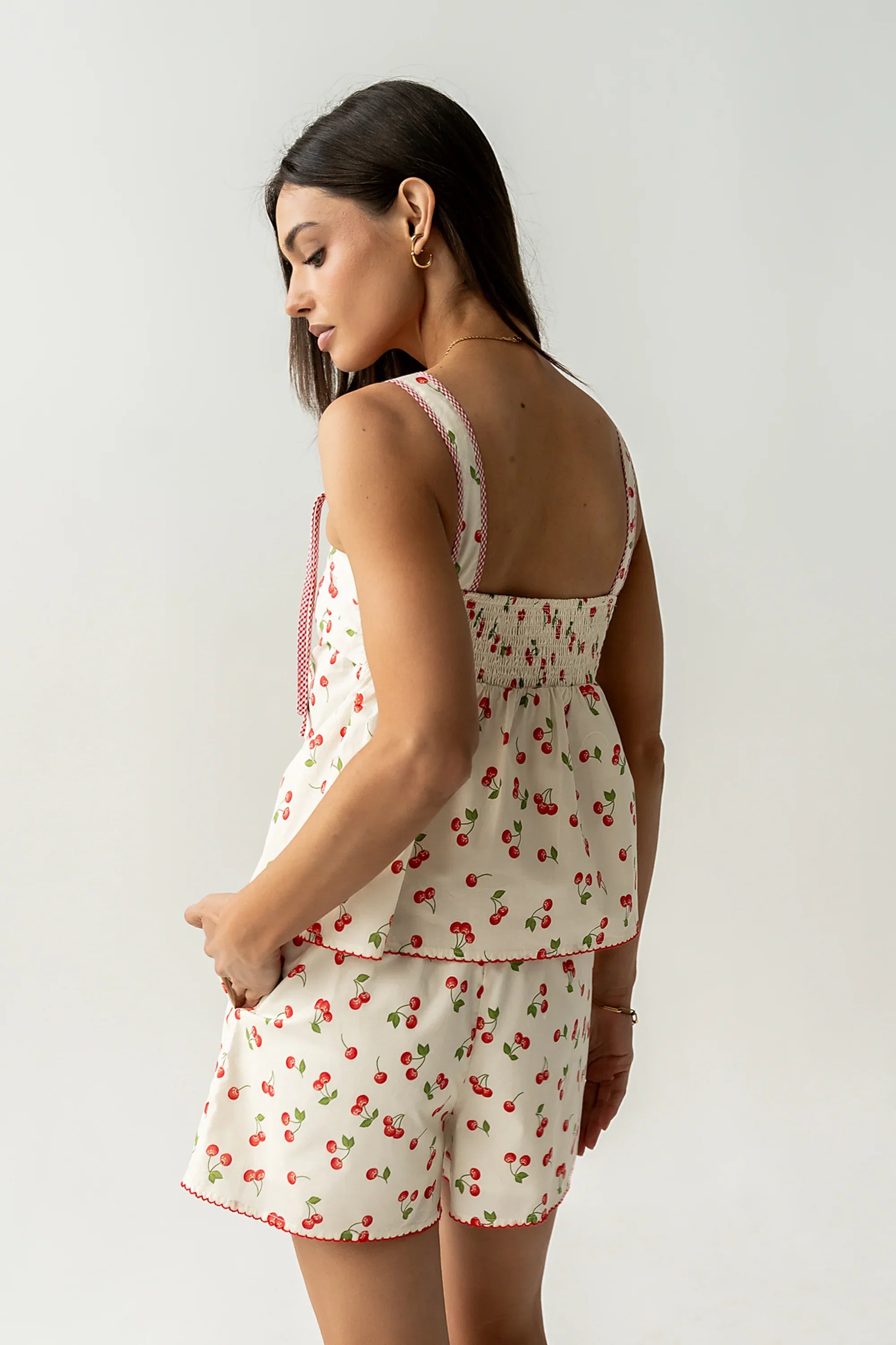 Casey Cherry Tank Top
