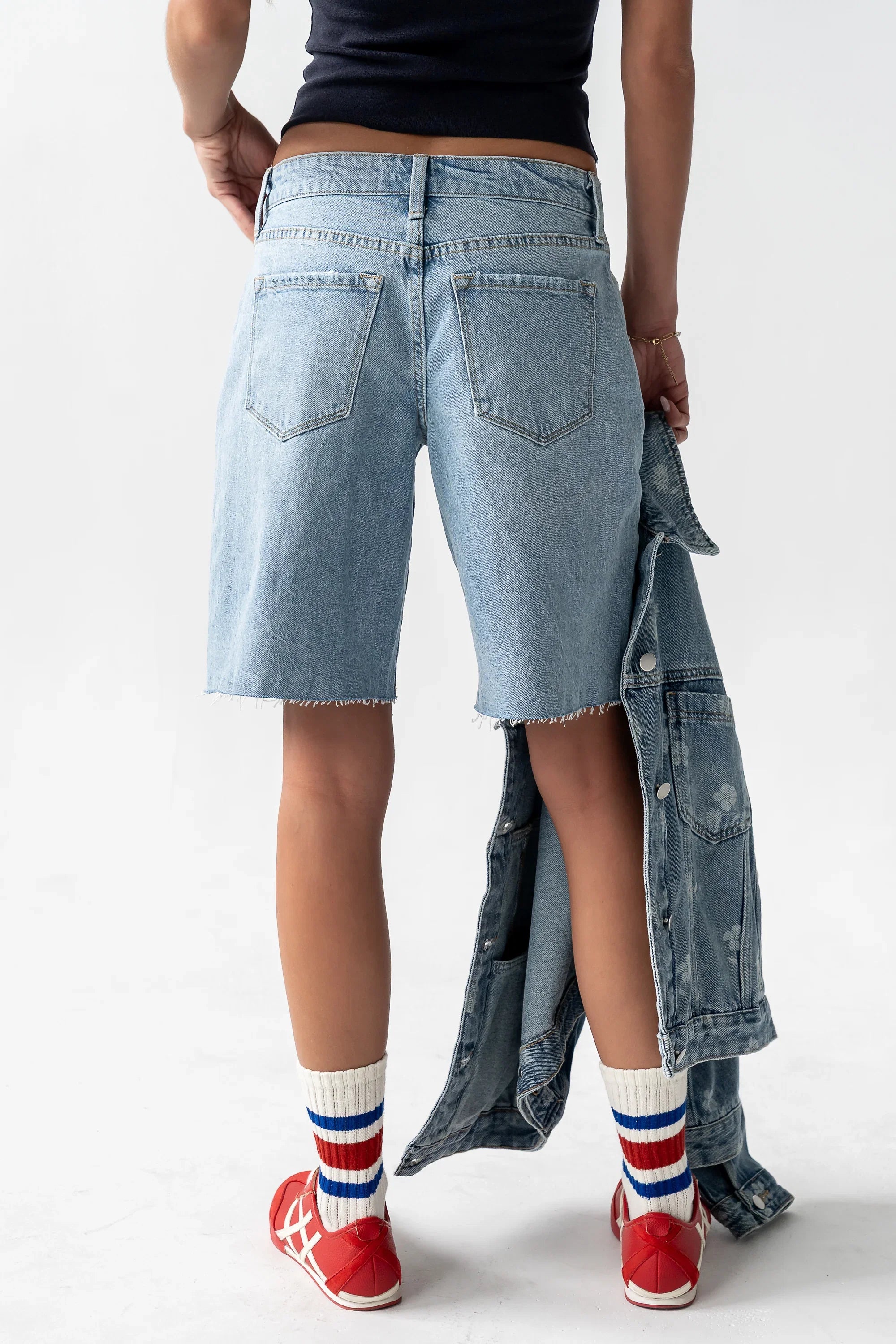 Dylan Two Toned Bermuda Shorts