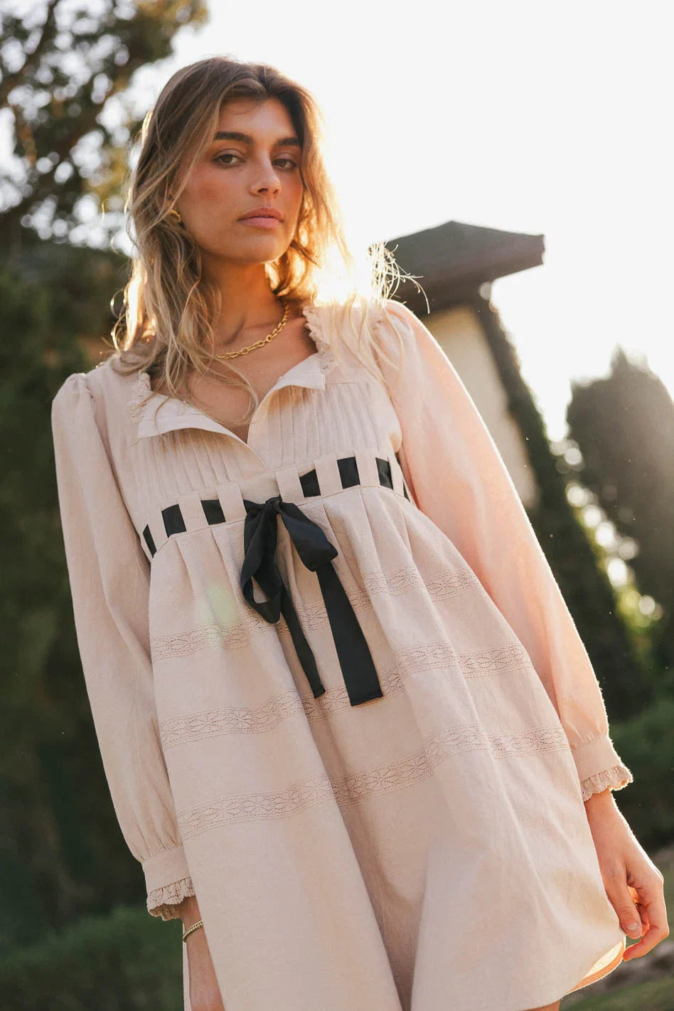 Emmie Lace Mini Dress FINAL SALE