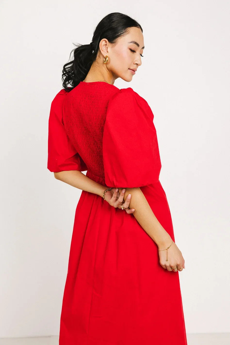 Cassia Corset Dress in Red FINAL SALE