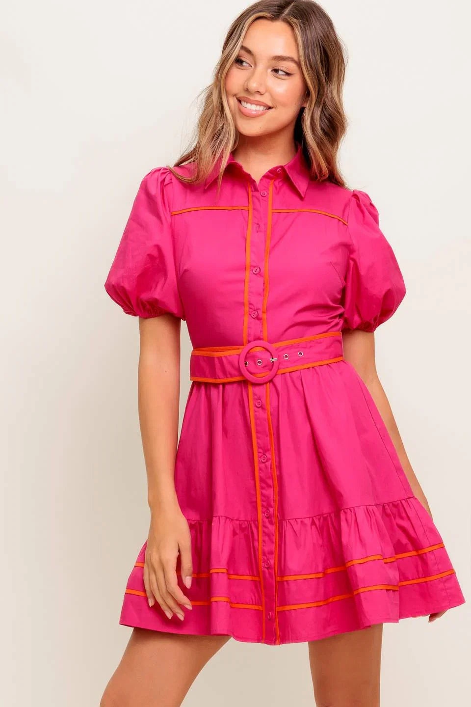 VIVA MINI DRESS FUCHSIA