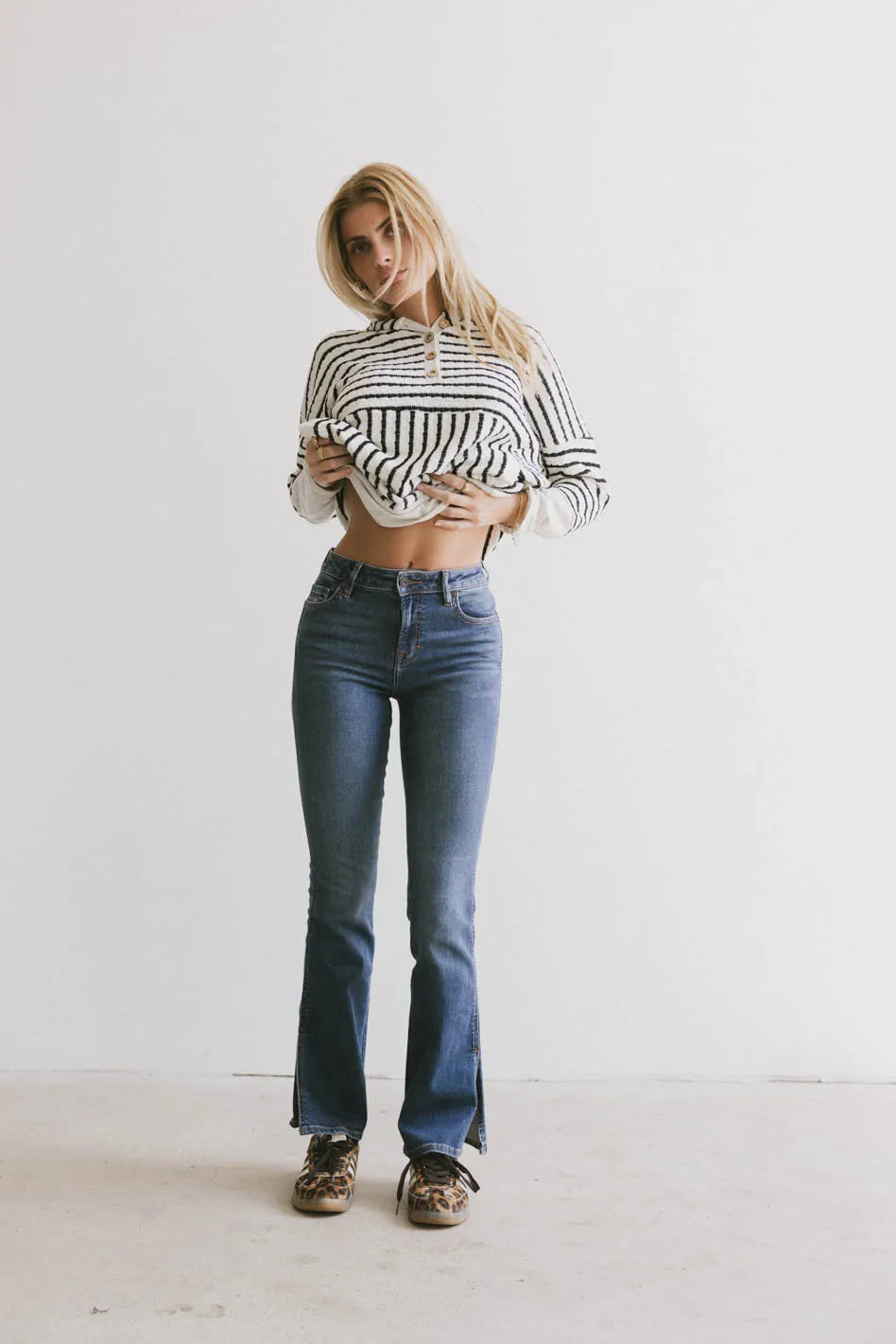 Nellie Cropped Bootcut Jeans FINAL SALE