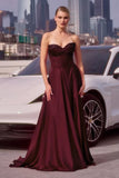 Melanie Gown A line Dress with Beaded Bodice Corset Back