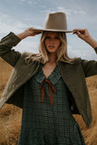 Franklin Gingham Midi Dress