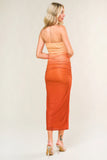 NOT YOUR AVERAGE MESH MIDI DRESS