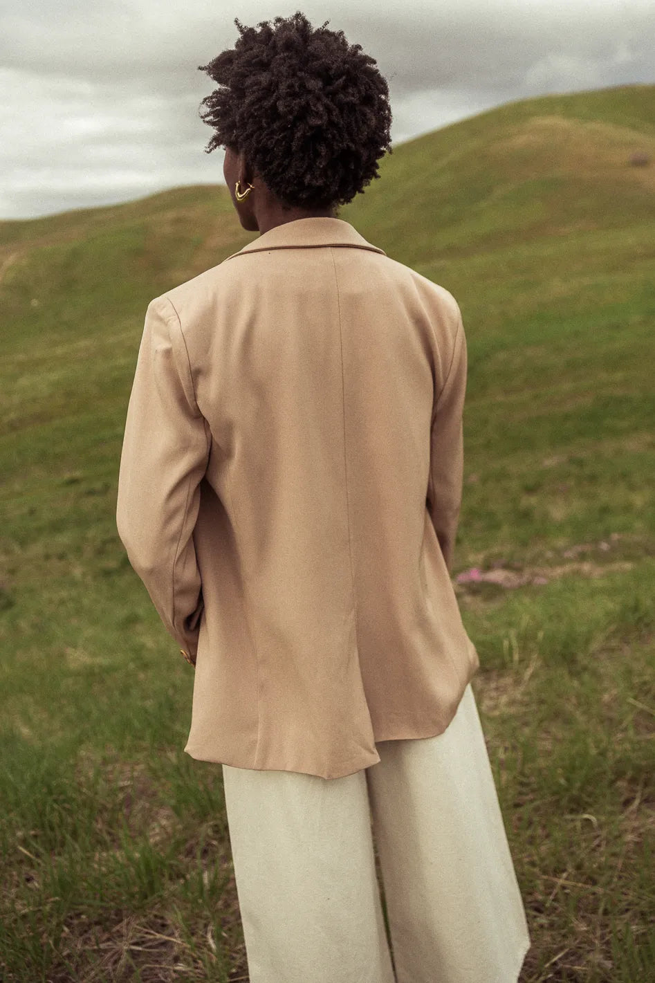 Romaine Blazer in Taupe FINAL SALE