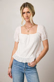 Olivia Embroidered Blouse FINAL SALE