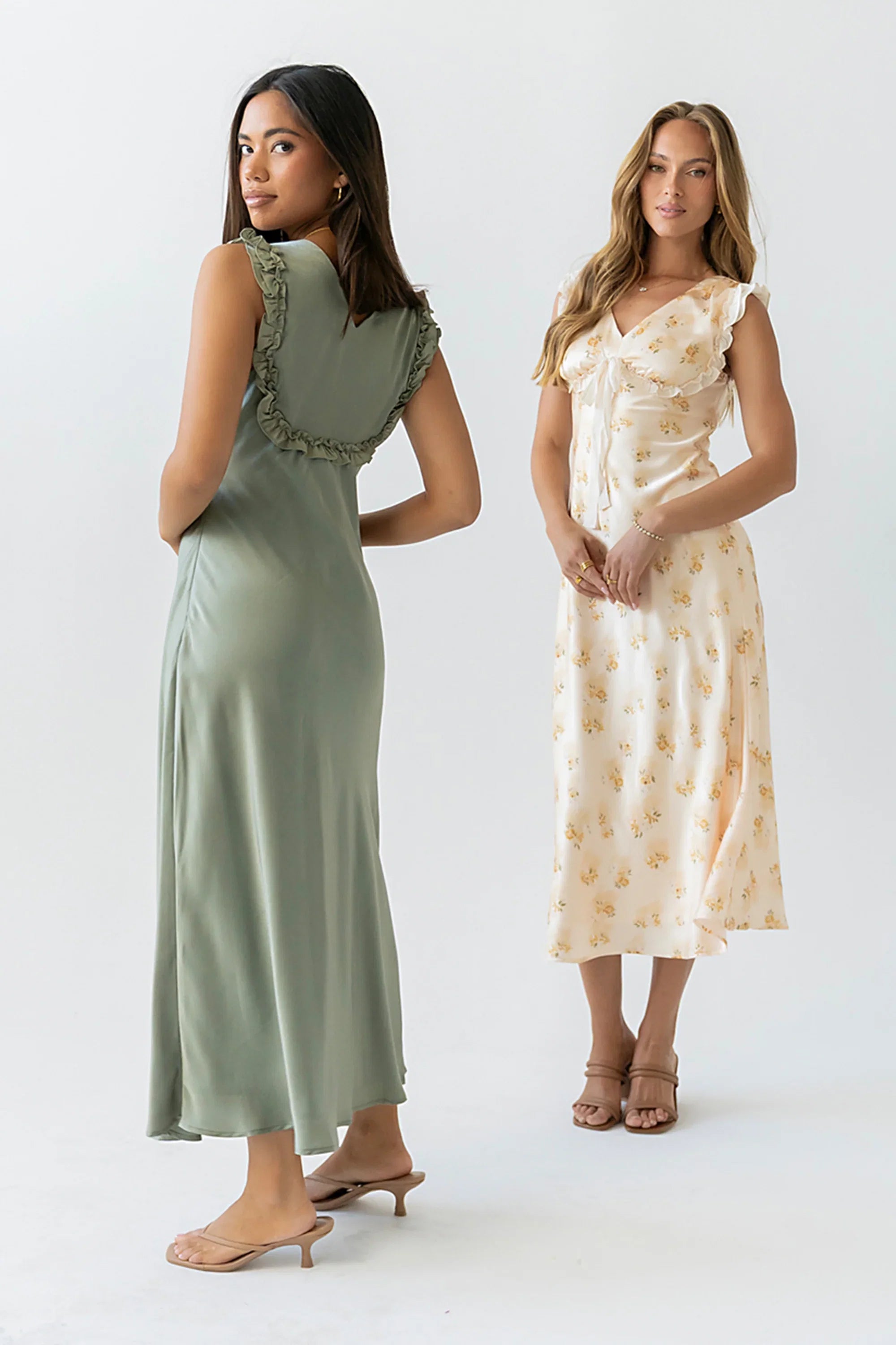 Tracey Maxi Dress in Green