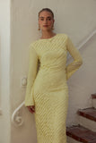 Bell Ruffle Maxi Dress FINAL SALE