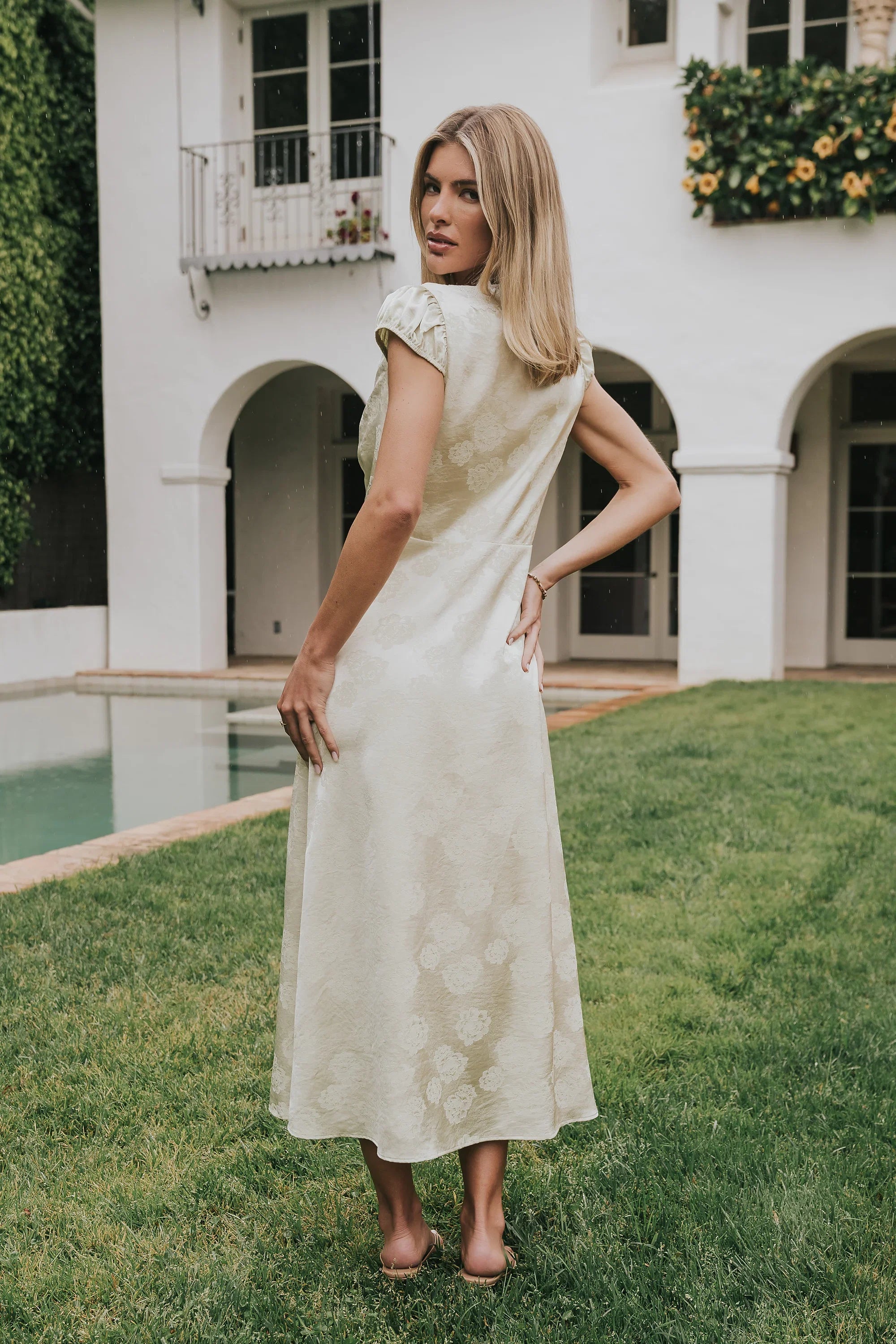 Jackie Floral Midi Dress