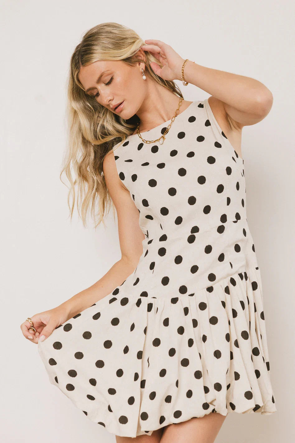 Jaden Polka Dot Mini Dress FINAL SALE