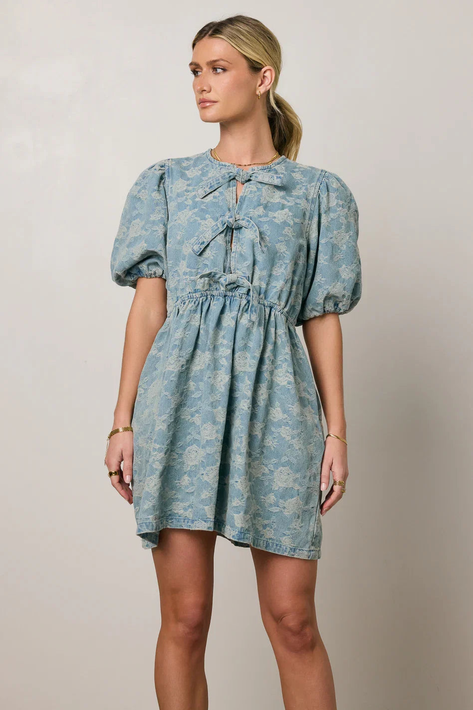 Pony Denim Mini Dress FINAL SALE