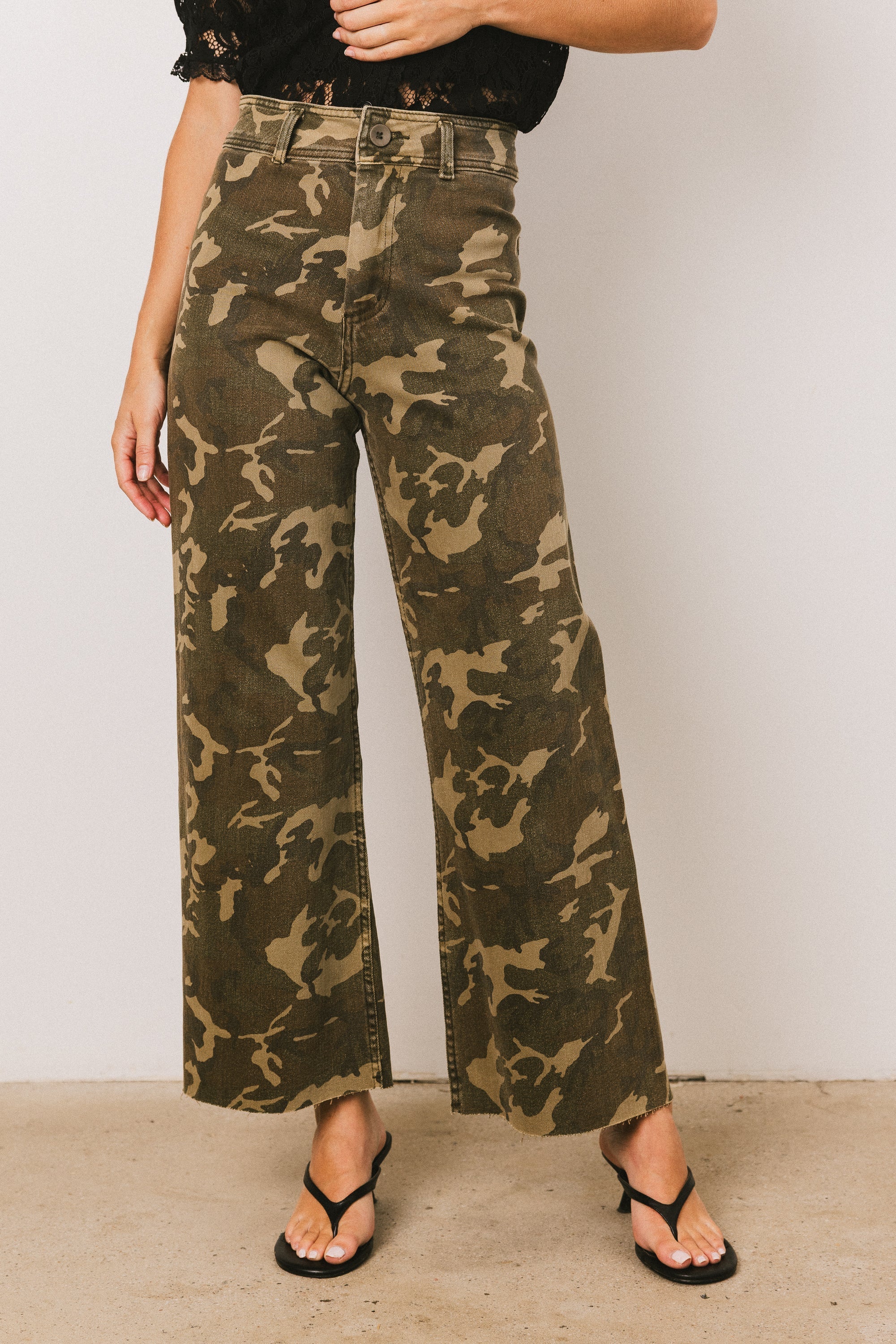 Atlas Camo Wide Leg Jeans FINAL SALE