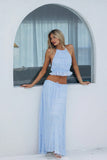 Kehlani Ruching Maxi Skirt