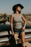 Martin Grommet Top in Grey