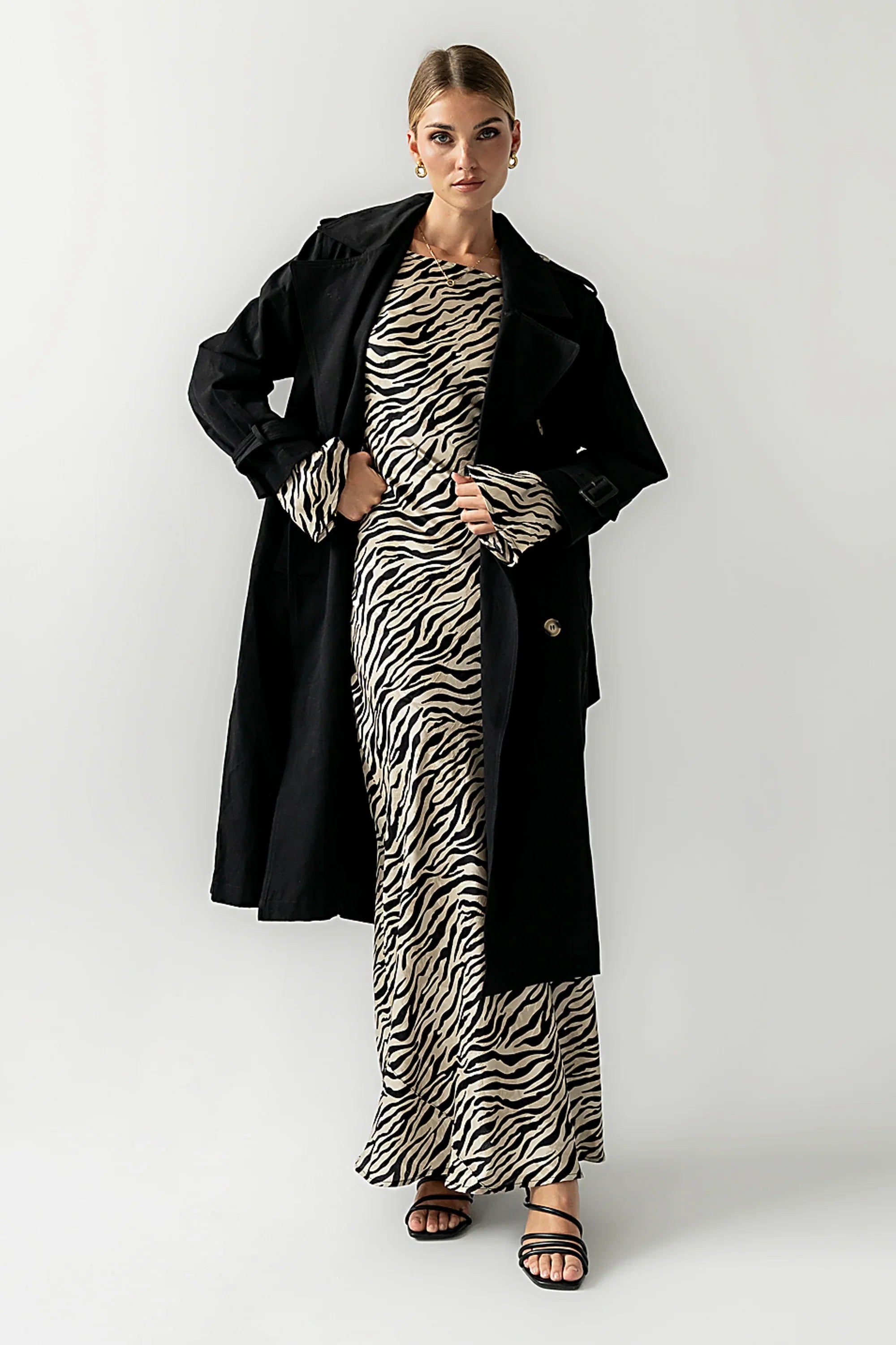 Melody Zebra Ultra Maxi Dress FINAL SALE