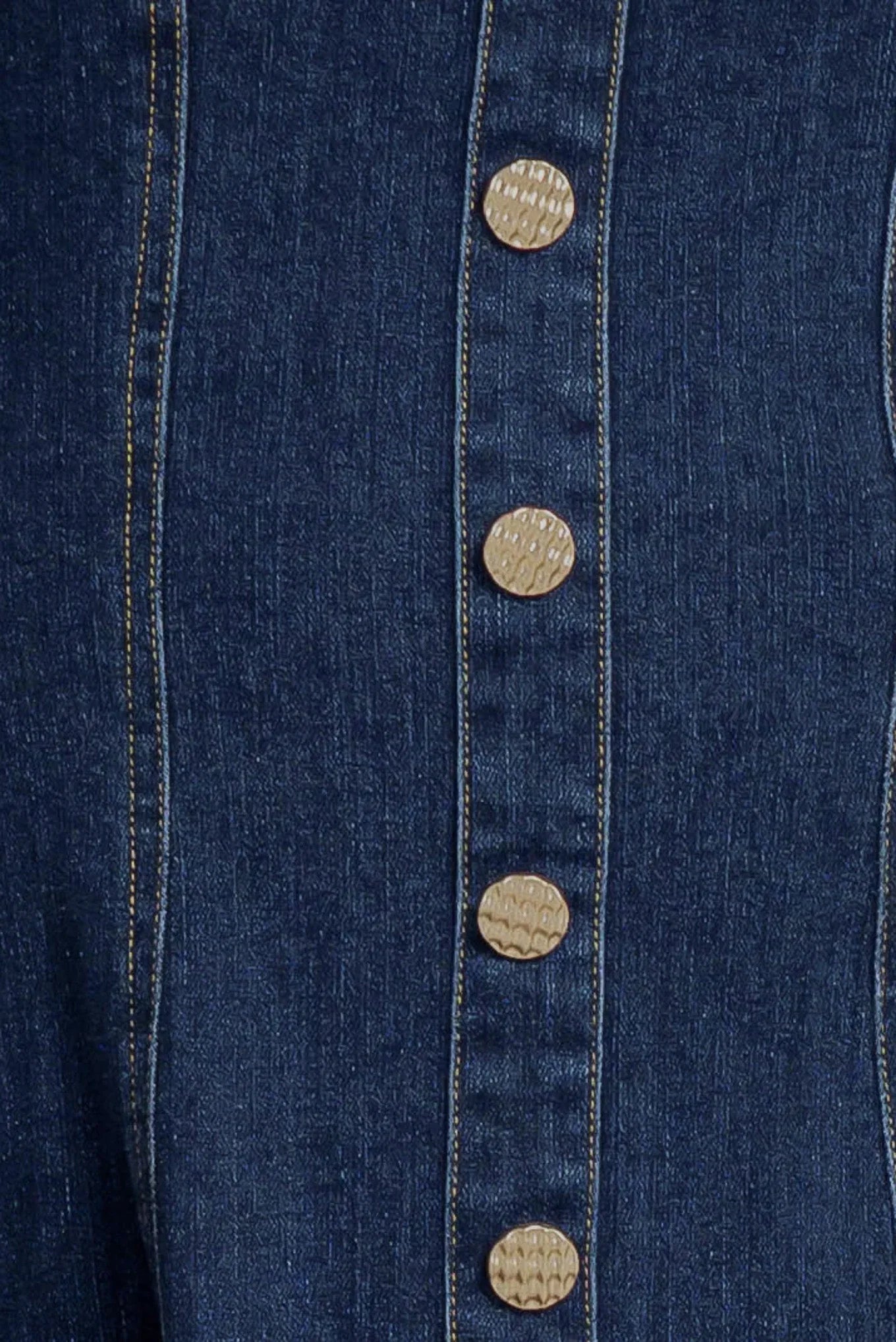 PUFF PLAY DENIM MINI DRESS FINAL SALE