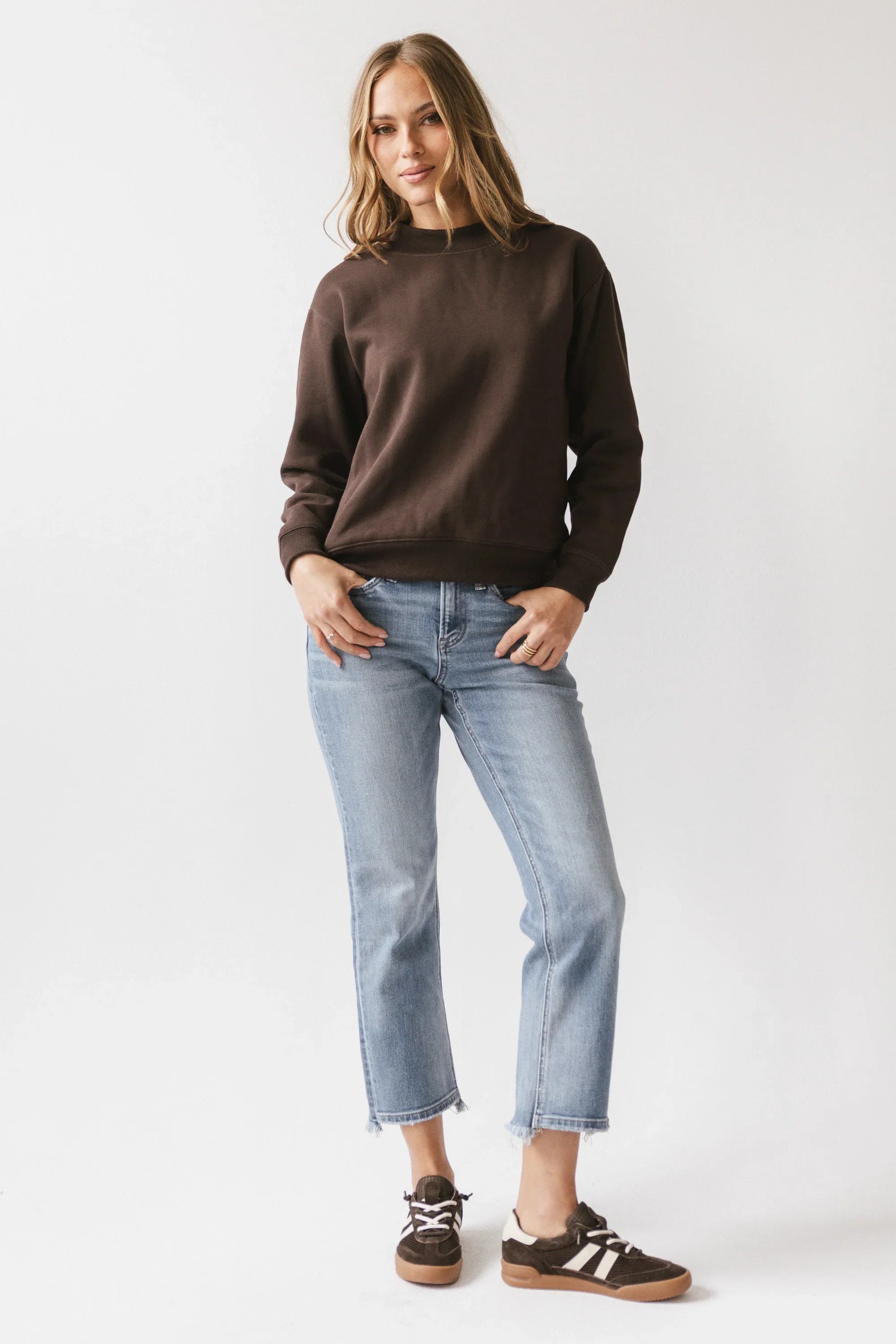 Markel Cropped Straight Leg Jeans