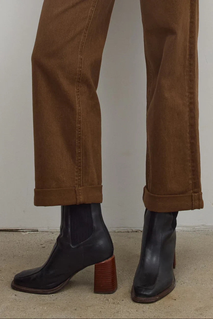 Steve Madden Downtown Black Leather Boot FINAL SALE