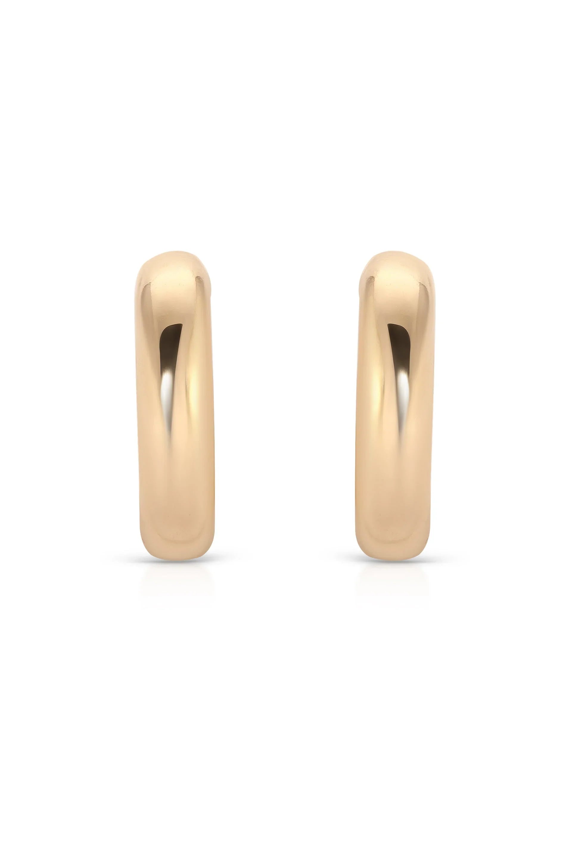 Small Thick Classic Hoops