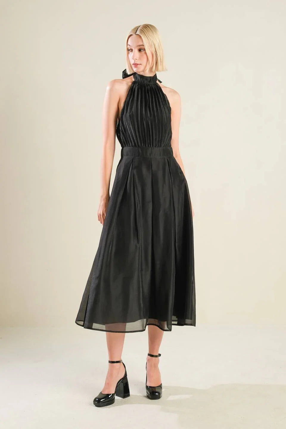 INVITATION TO LOVE WOVEN MIDI DRESS FINAL SALE