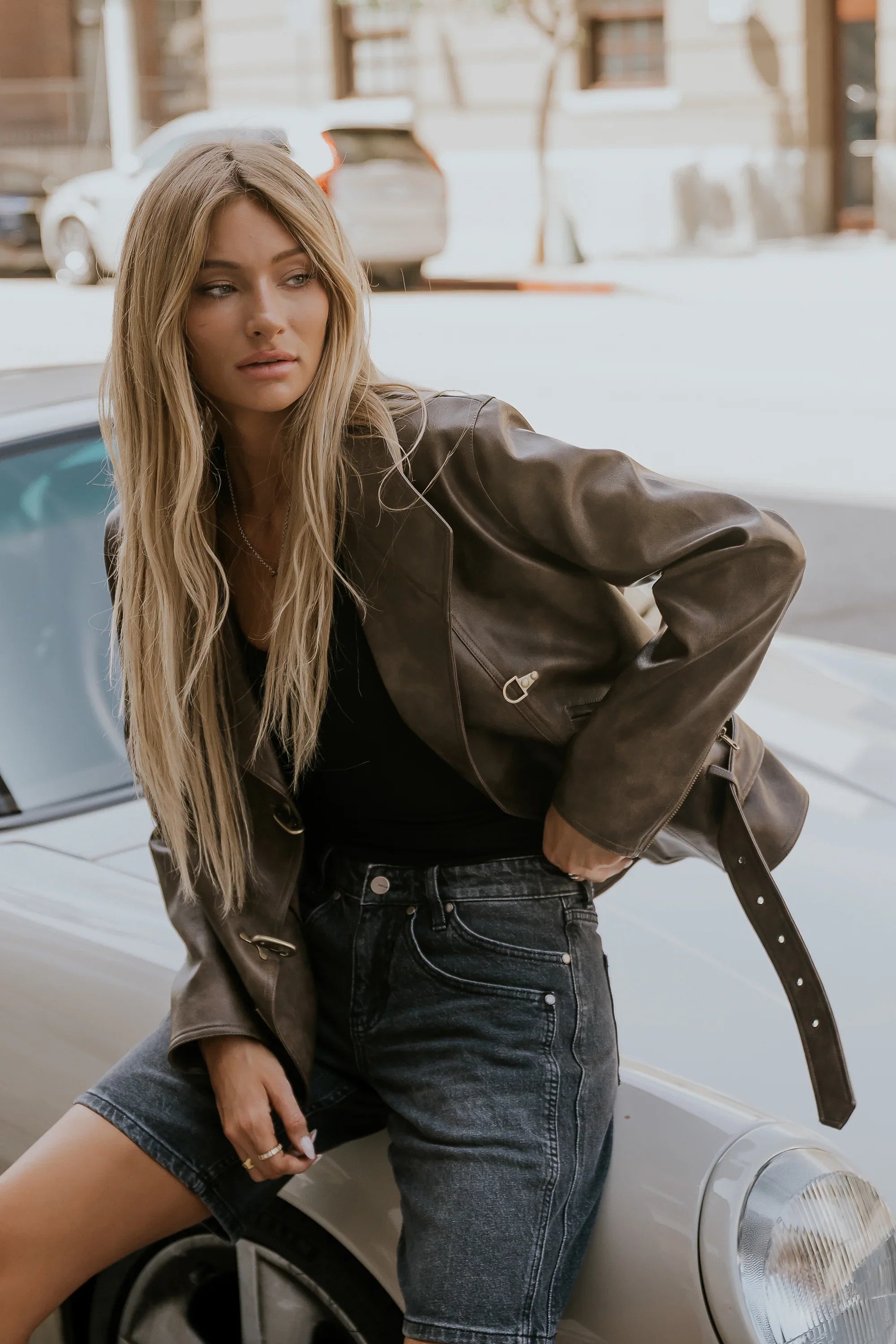 Danika Vegan Leather Jacket