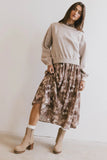 Terracotta Bloom Dress FINAL SALE