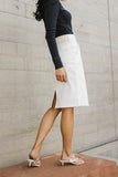 Indra Denim Midi Skirt FINAL SALE
