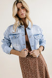 True Cropped Denim Jacket FINAL SALE