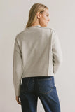 Leander Knit Sweater in Grey FINAL SALE