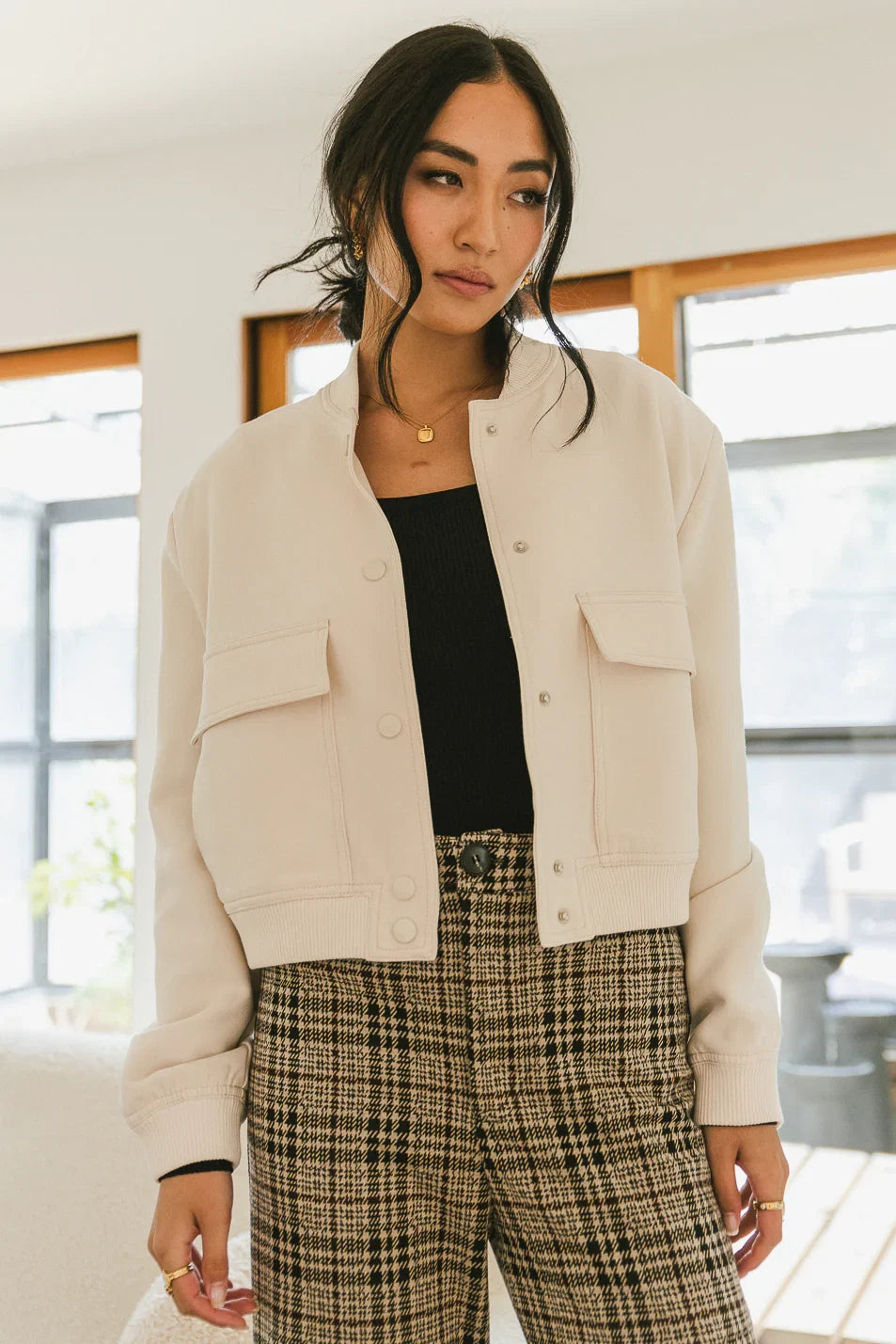 Jocelyn Jacket in Cream FINAL SALE