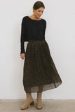 Pascal Pleated Floral Skirt FINAL SALE