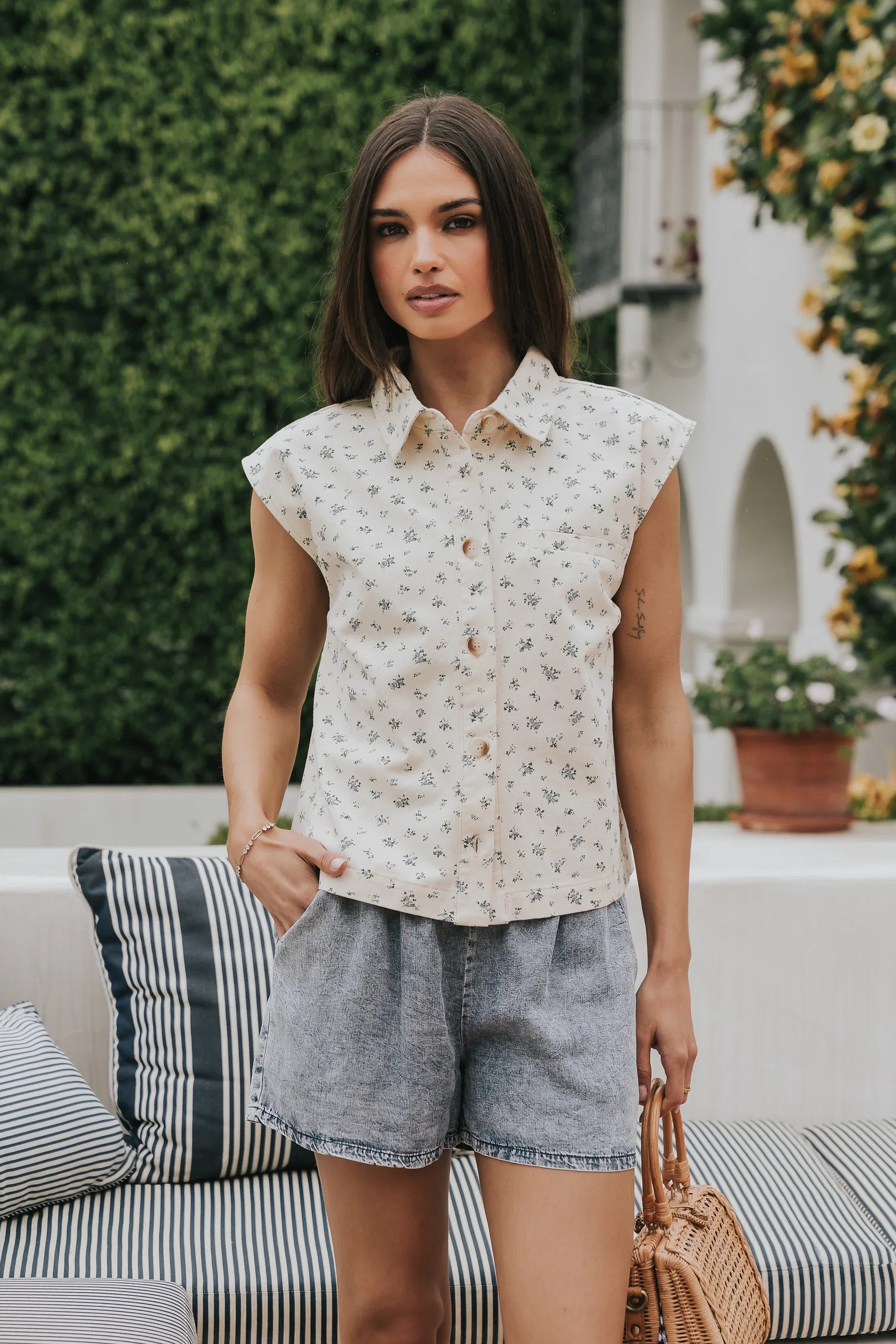 Wren Elastic Waistband Shorts