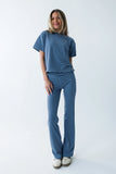 Jannet Striped Top in Navy
