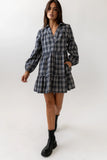 Autumn Plaid Mini Dress FINAL SALE