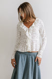 Kinsey Ruffle Lace Top FINAL SALE
