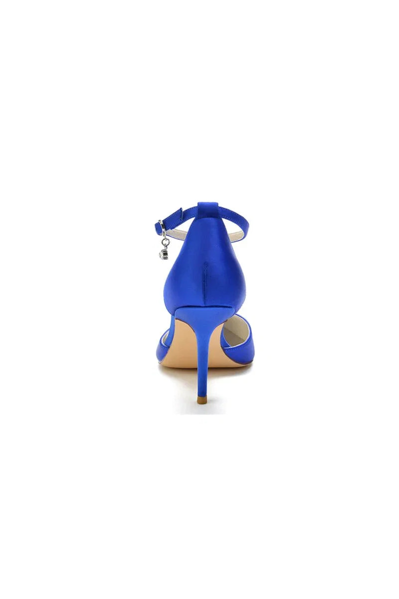 Pointed Toe Ankle Strap High Heels Shoes