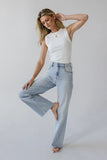 Riley Dad Jeans in Light Wash FINAL SALE
