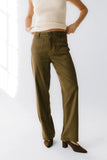 Lander Wide Leg Pants in Olive