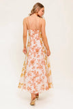 CARLYN MIDI DRESS MUSTARD FLORAL