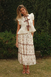 Inara Floral Midi Skirt FINAL SALE