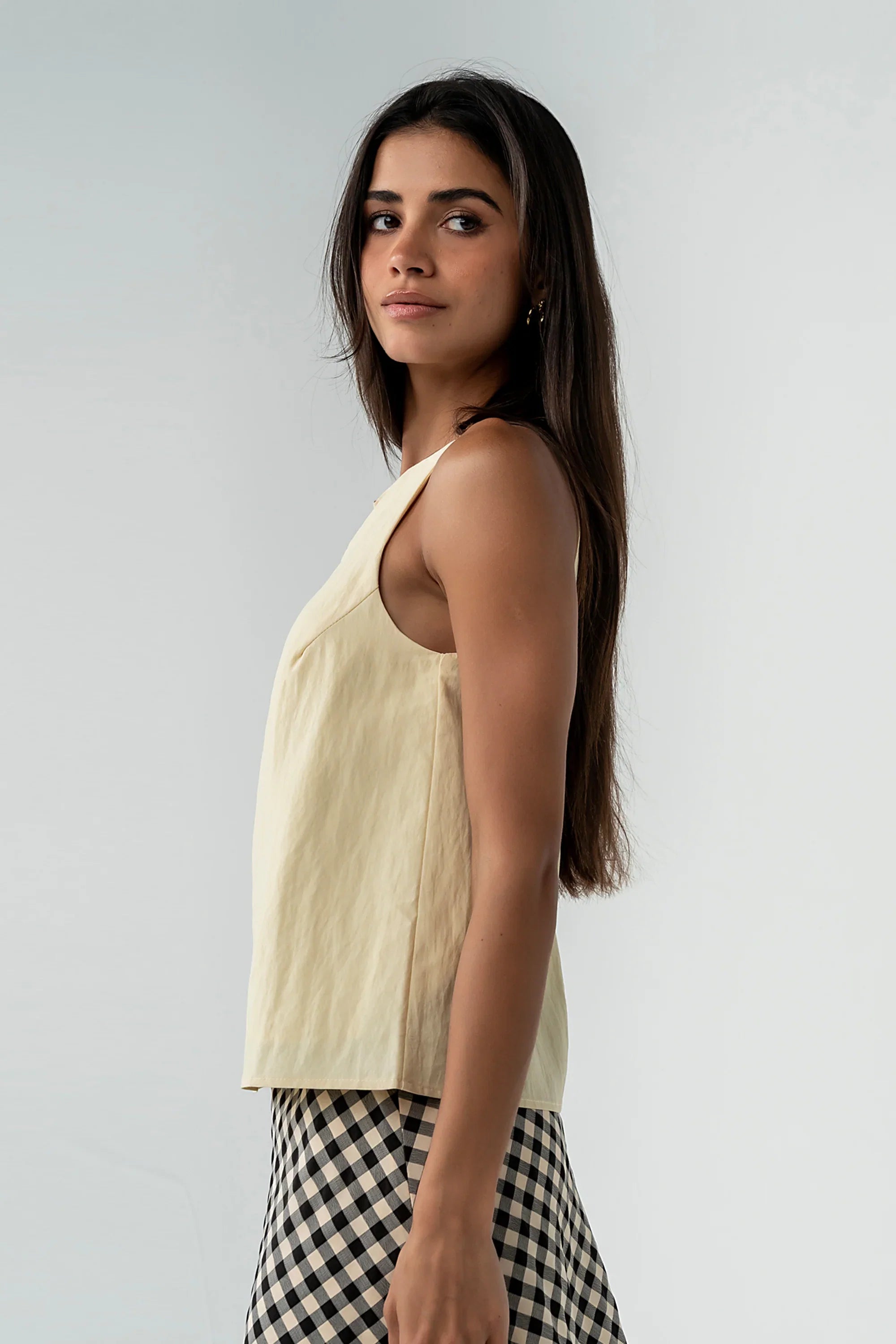 Zola Tank Top in Yellow