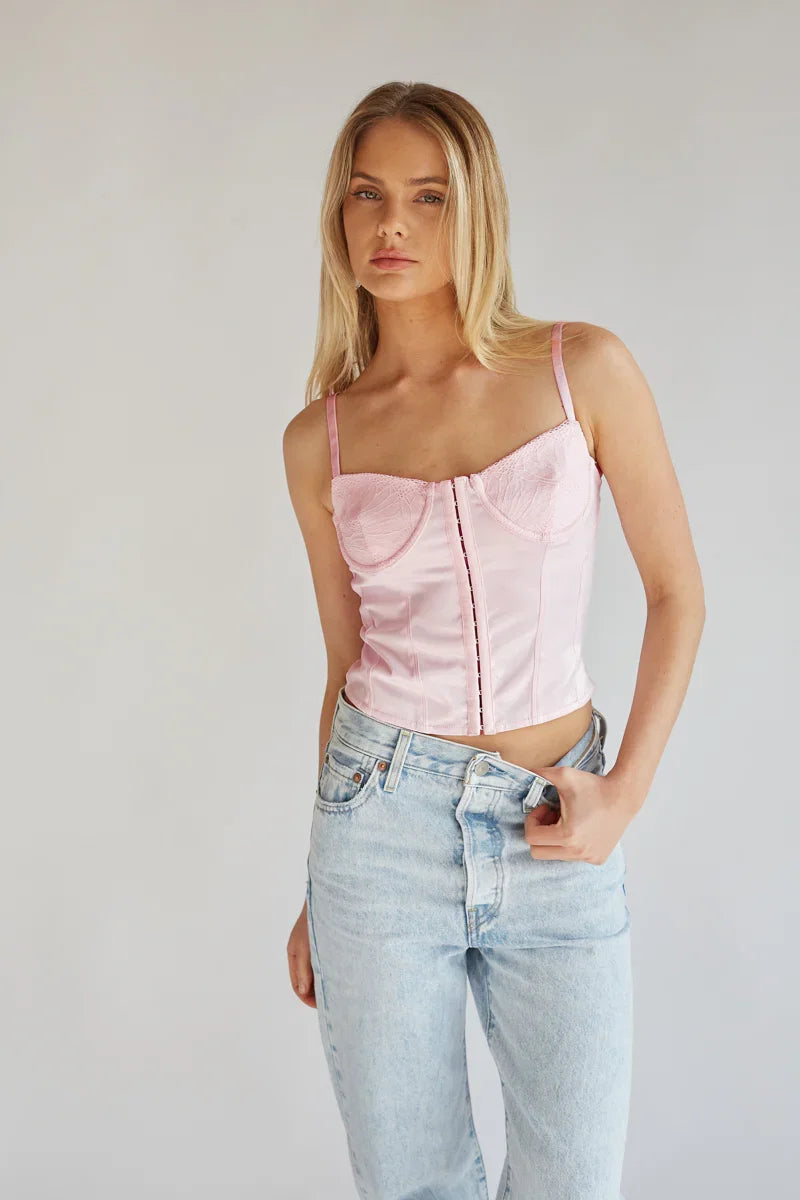 Gracey Lace Corset Top