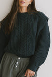 Dream Knit Sweater in Dark Teal FINAL SALE